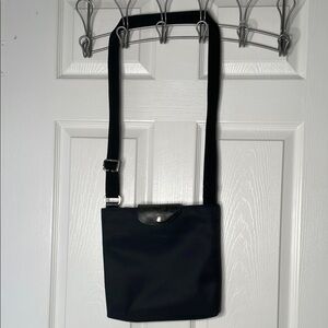Longchamp Black Crossbody Nylon Bag